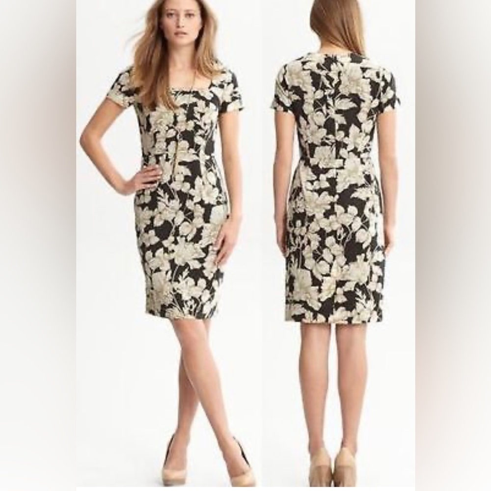 Banana Republic Sophia Floral Sheath Dress | Size 0